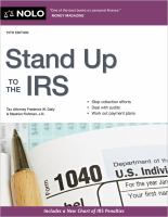 Stand up to the IRS